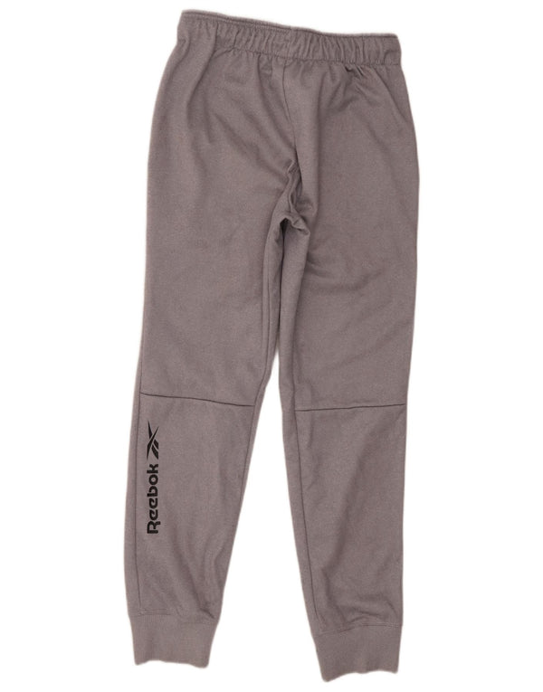 Pantaloni da tuta Reebok Graphic Cargo da uomo, pantaloni da jogging, piccoli, in poliestere grigio