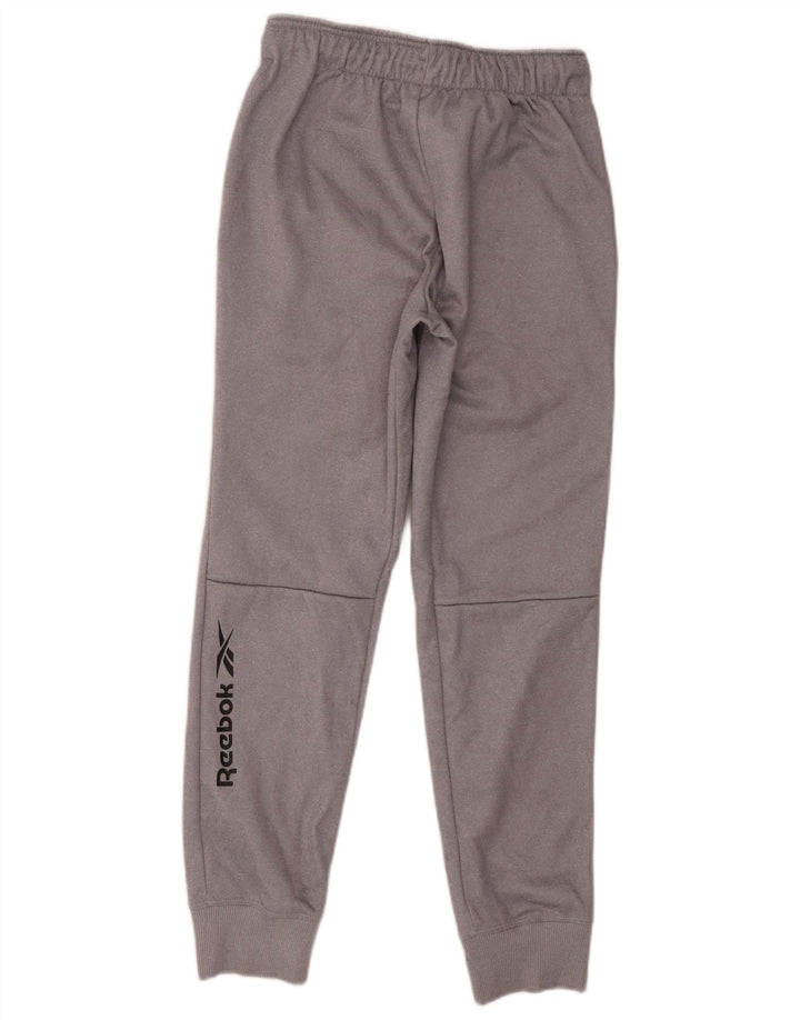 Pantaloni da tuta Reebok Graphic Cargo da uomo, pantaloni da jogging, piccoli, in poliestere grigio