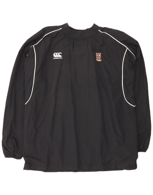 Canterbury - Tuta pullover da uomo, XL, in nylon nero