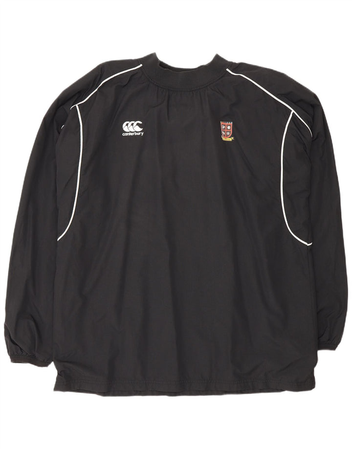 Canterbury - Tuta pullover da uomo, XL, in nylon nero