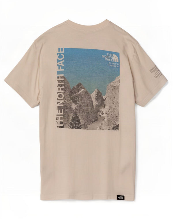 T-shirt grafica da uomo The North Face XS in cotone bianco