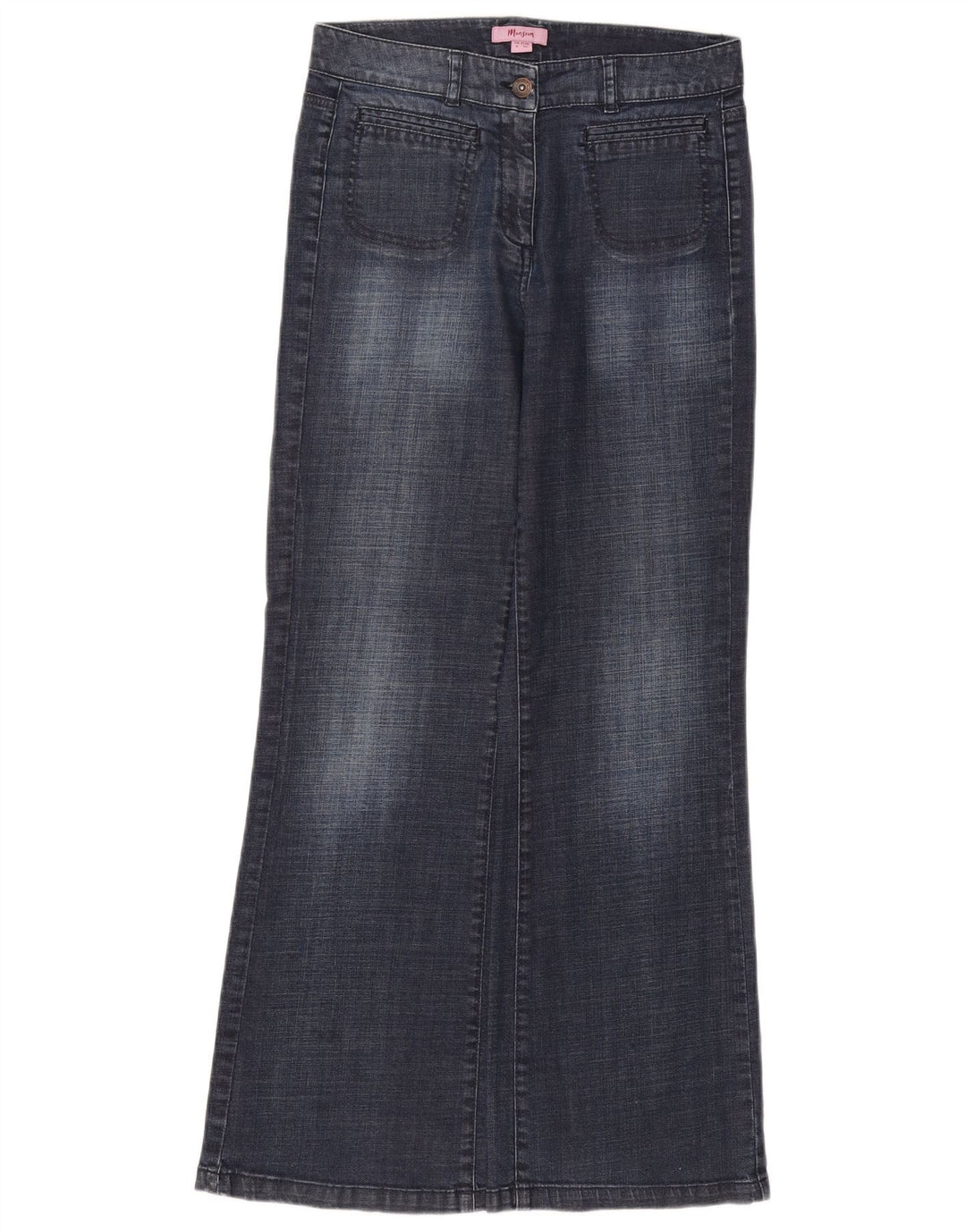 Jeans svasati da donna Monsoon UK 8 Small W27 L30 Cotone blu navy