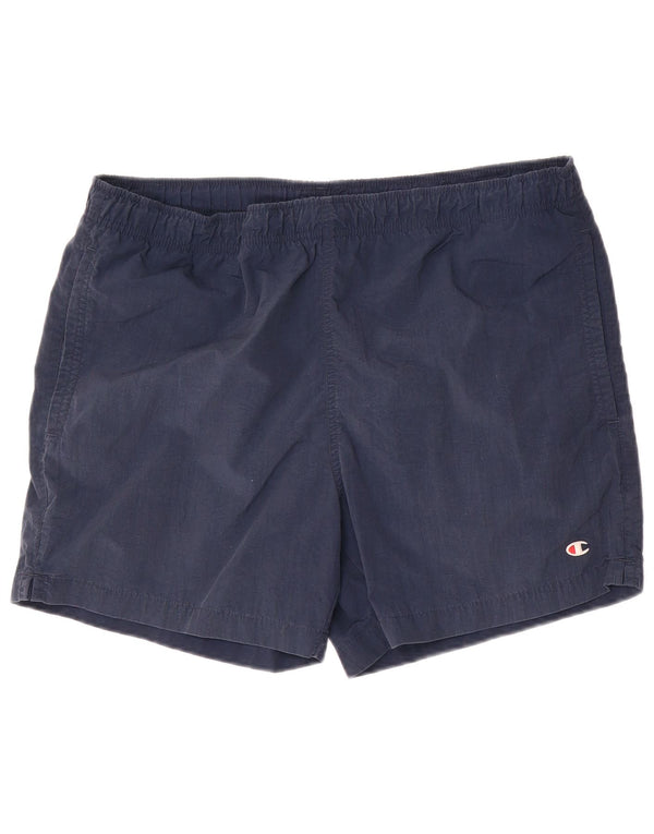 Pantaloncini da bagno da uomo Champion XL blu navy in poliammide