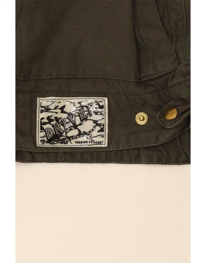 Giubbotto bomber vintage da uomo UK 40 grande color kaki