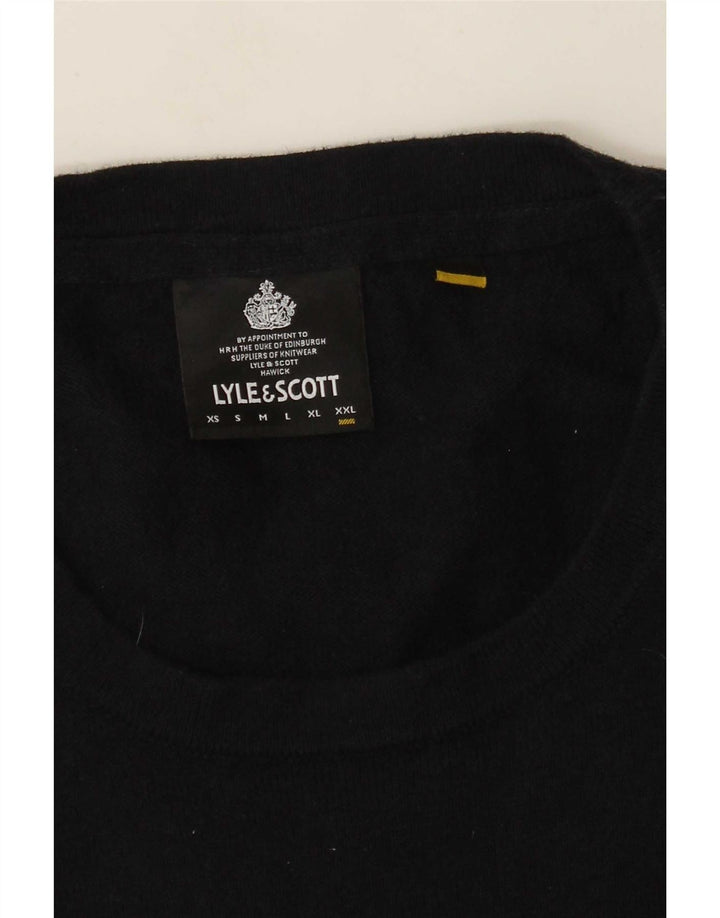 Maglione maglione girocollo da uomo Lyle & Scott 2XL Blu navy