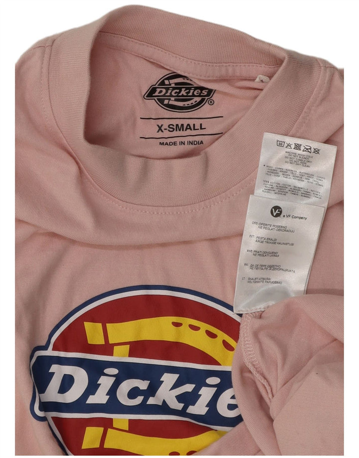 DICKIES T-shirt grafica da uomo Top XS in cotone rosa