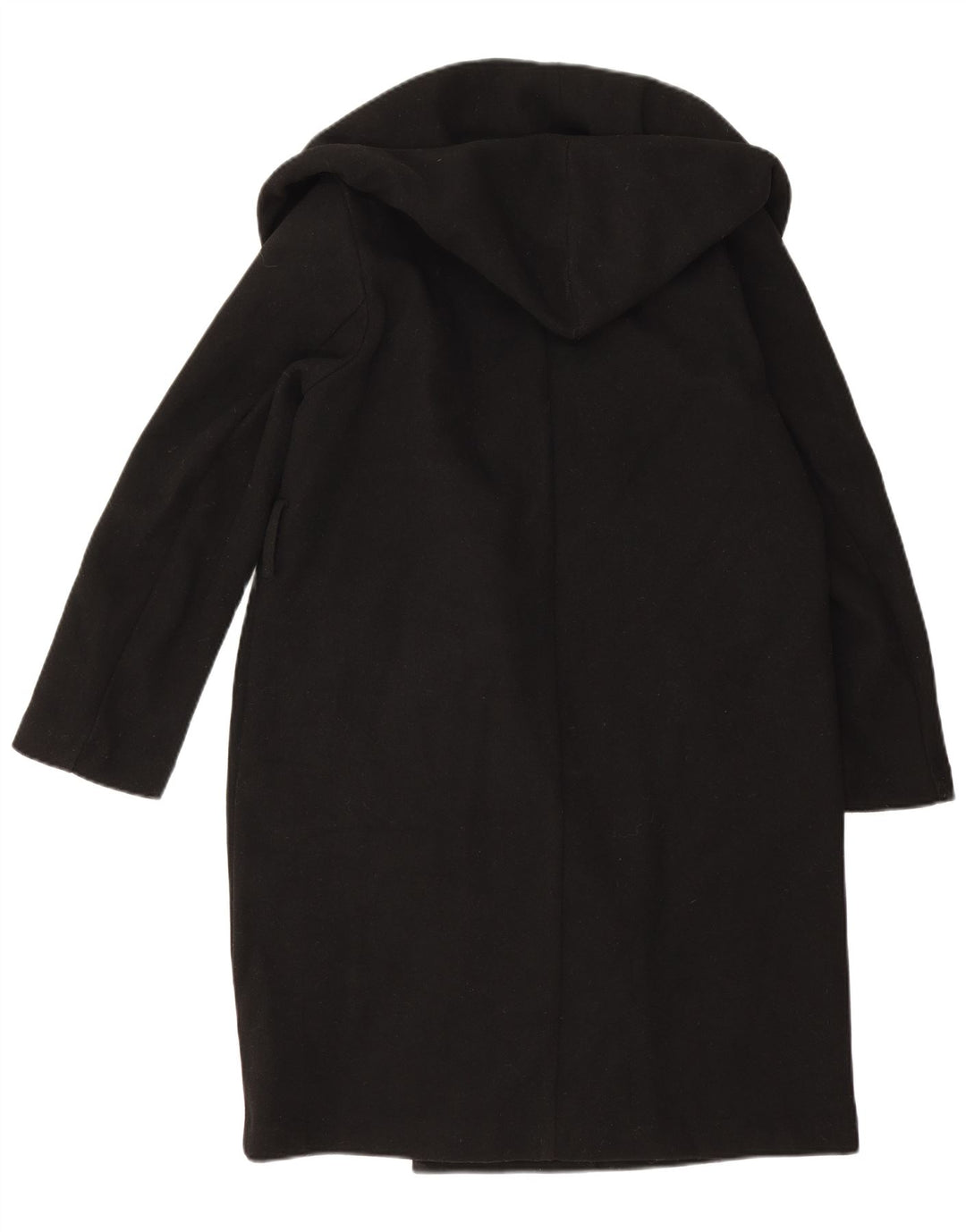 Cappotto doppiopetto oversize da donna Zara UK 10 piccolo poliestere nero