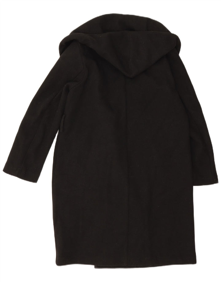 Cappotto doppiopetto oversize da donna Zara UK 10 piccolo poliestere nero