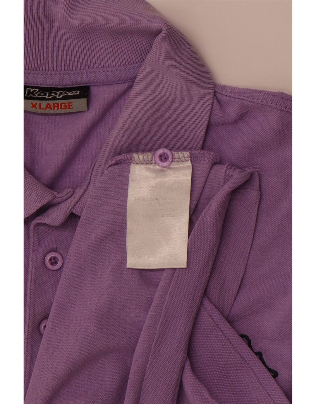 Polo KAPPA da uomo XL in cotone viola