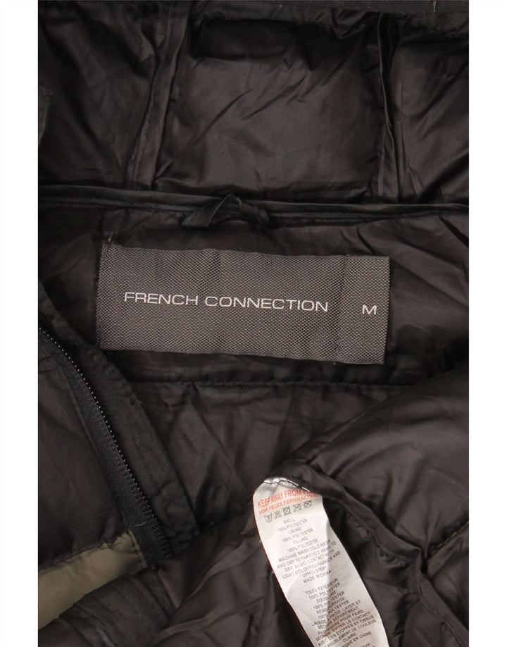 Giacca imbottita da donna French Connection UK 14 Poliestere kaki medio