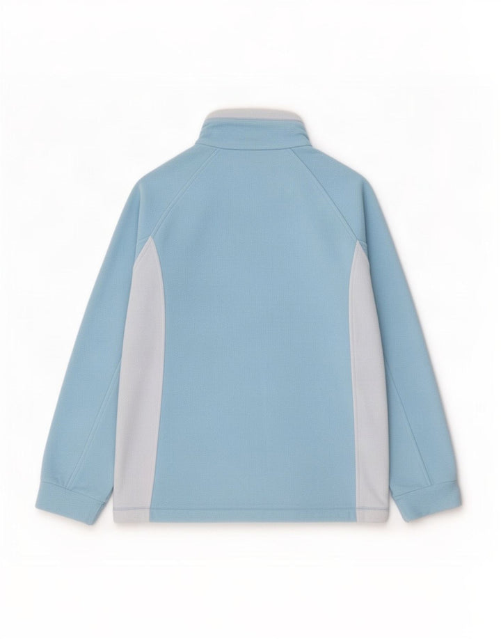 Giacca in pile da donna Marks & Spencer UK 16 Large Blu Colourblock Poliestere