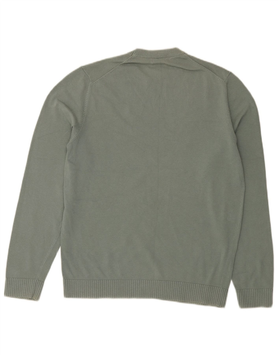 Maglione maglione girocollo da uomo Massimo Dutti verde medio