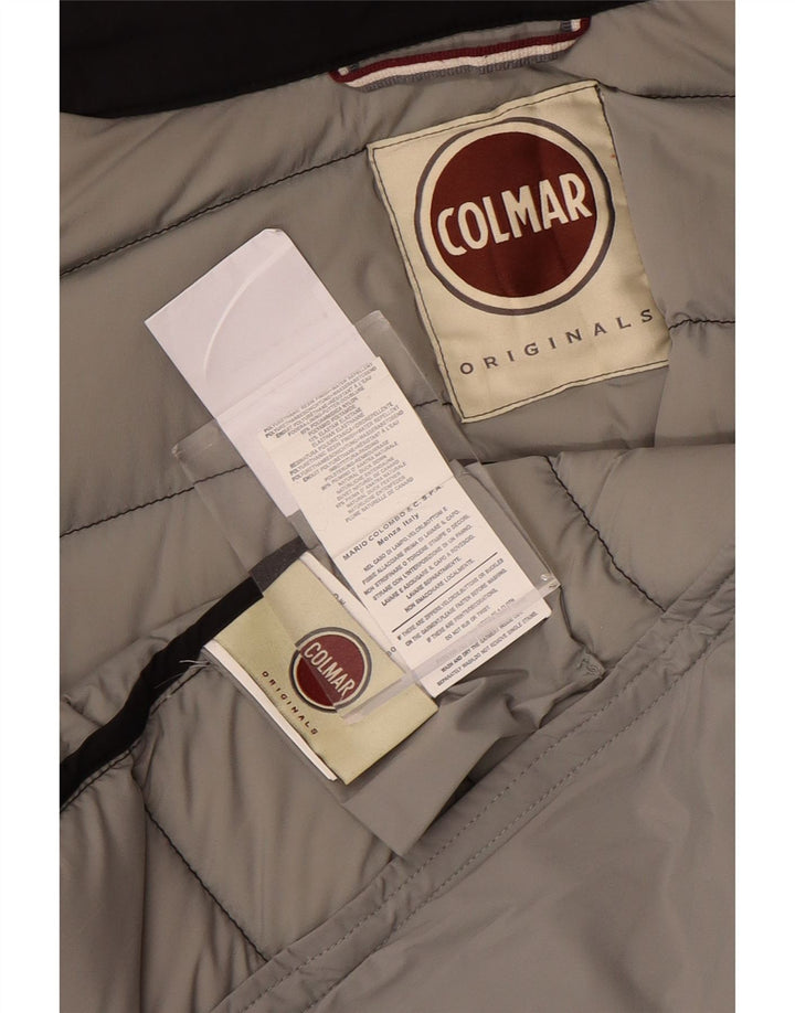 Giacca imbottita con cappuccio Colmar da uomo IT 48 nylon medio nero