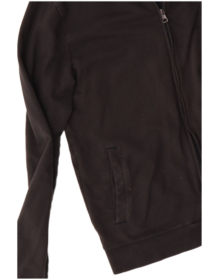 Giacca da tuta da uomo Emporio Armani in cotone nero medio