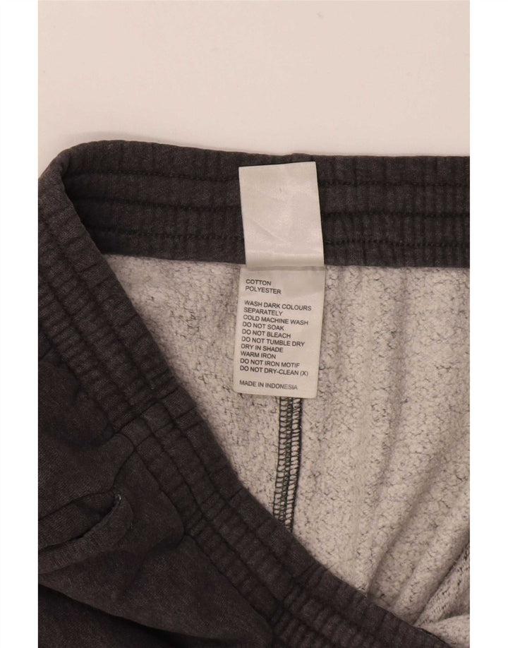 Pantaloni da tuta da uomo Adidas in cotone grigio medio