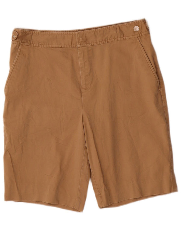 Pantaloncini chino da donna Ralph Lauren US 6 medi W28 cotone beige