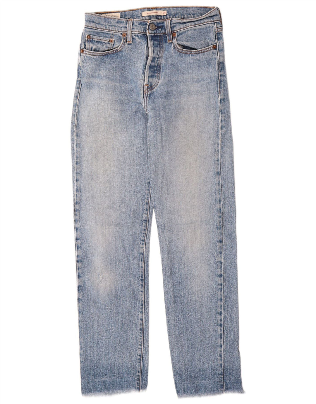 Jeans dritti Wedgie da donna Levi's W25 L28 cotone blu