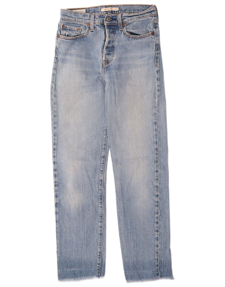 Jeans dritti Wedgie da donna Levi's W25 L28 cotone blu
