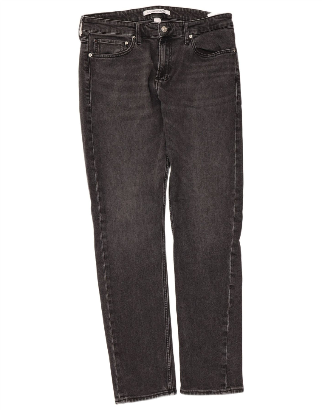 Jeans slim da uomo Calvin Klein Jeans W33 L32 cotone grigio
