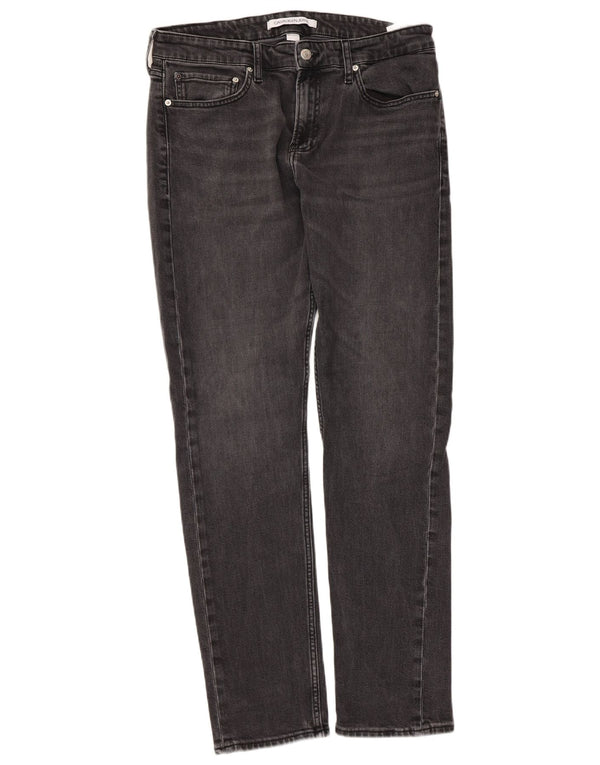 Jeans slim da uomo Calvin Klein Jeans W33 L32 cotone grigio