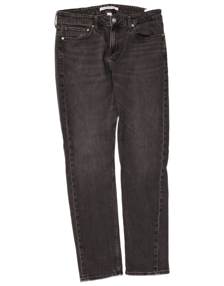 Jeans slim da uomo Calvin Klein Jeans W33 L32 cotone grigio