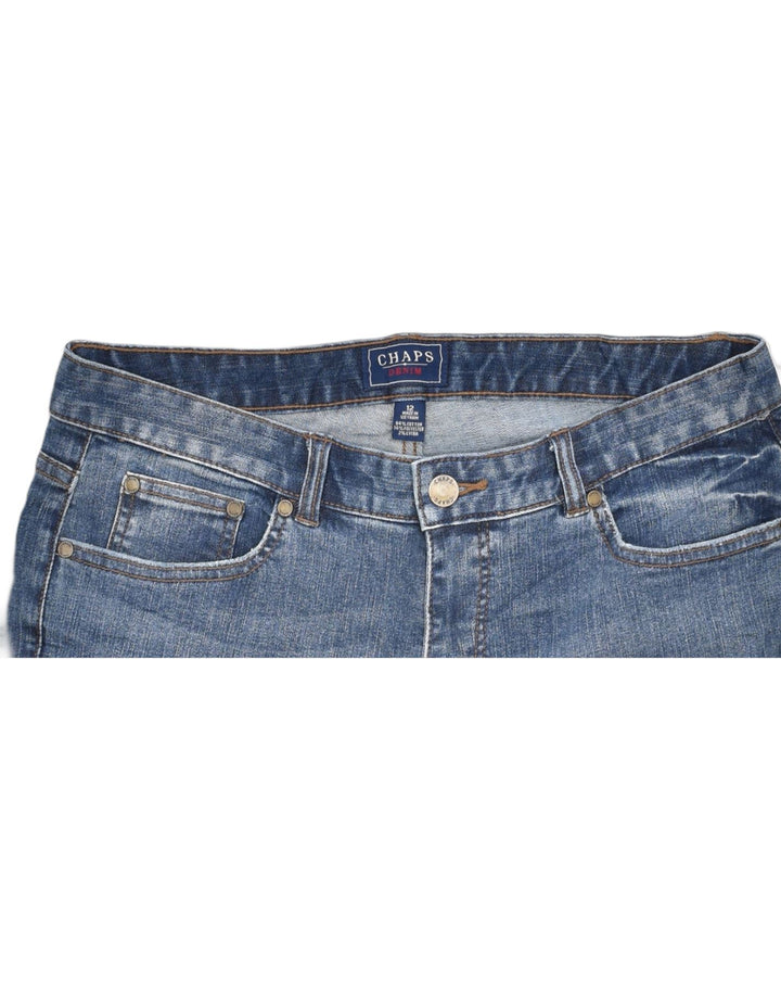 CHAPS Womens Straight Jeans US 12 Large W30 L34 Blue Cotton | Vintage | Thrift | Second-Hand | Used Clothing | Messina Hembry 