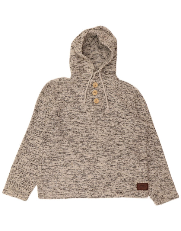 Maglione con cappuccio da uomo WEIRD FISH piccolo grigio chiazzato