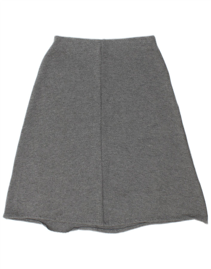 Gonna a trapezio da donna Zara piccola W28 poliestere grigio