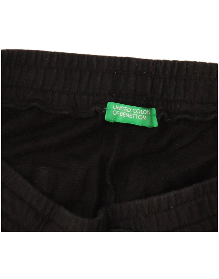 Pantaloncini sportivi da uomo Benetton piccoli neri