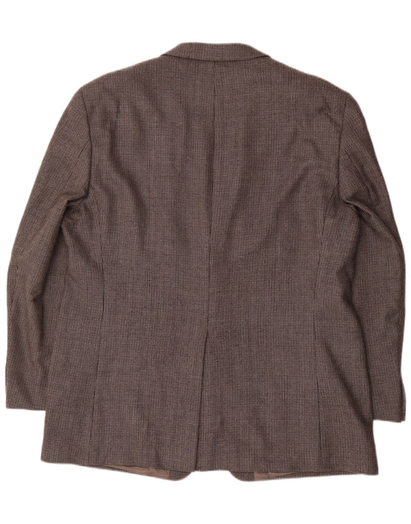 Giacca blazer a 2 bottoni da uomo Chaps UK 48 3XL lana grigia