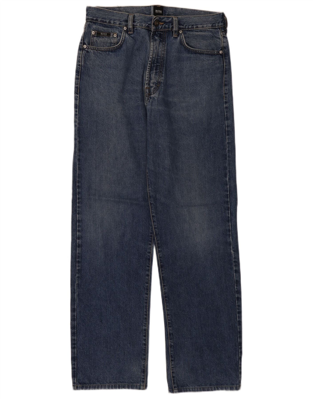 Jeans dritti da uomo Hugo Boss W32 L32 Blu