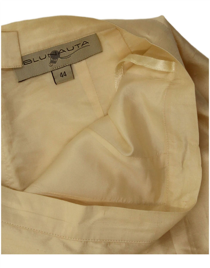 Gonna dritta da donna Blunauta IT 44 media W28 acetato beige