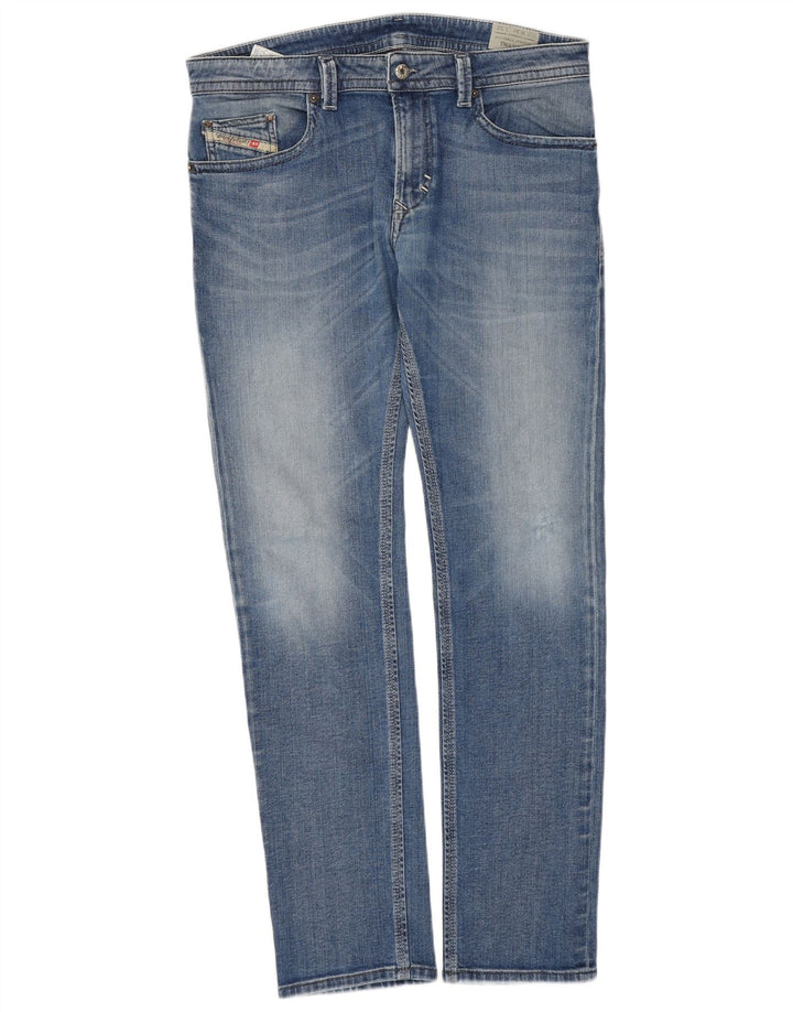 DIESEL Jeans Thavar Slim da uomo W34 L32 in cotone blu