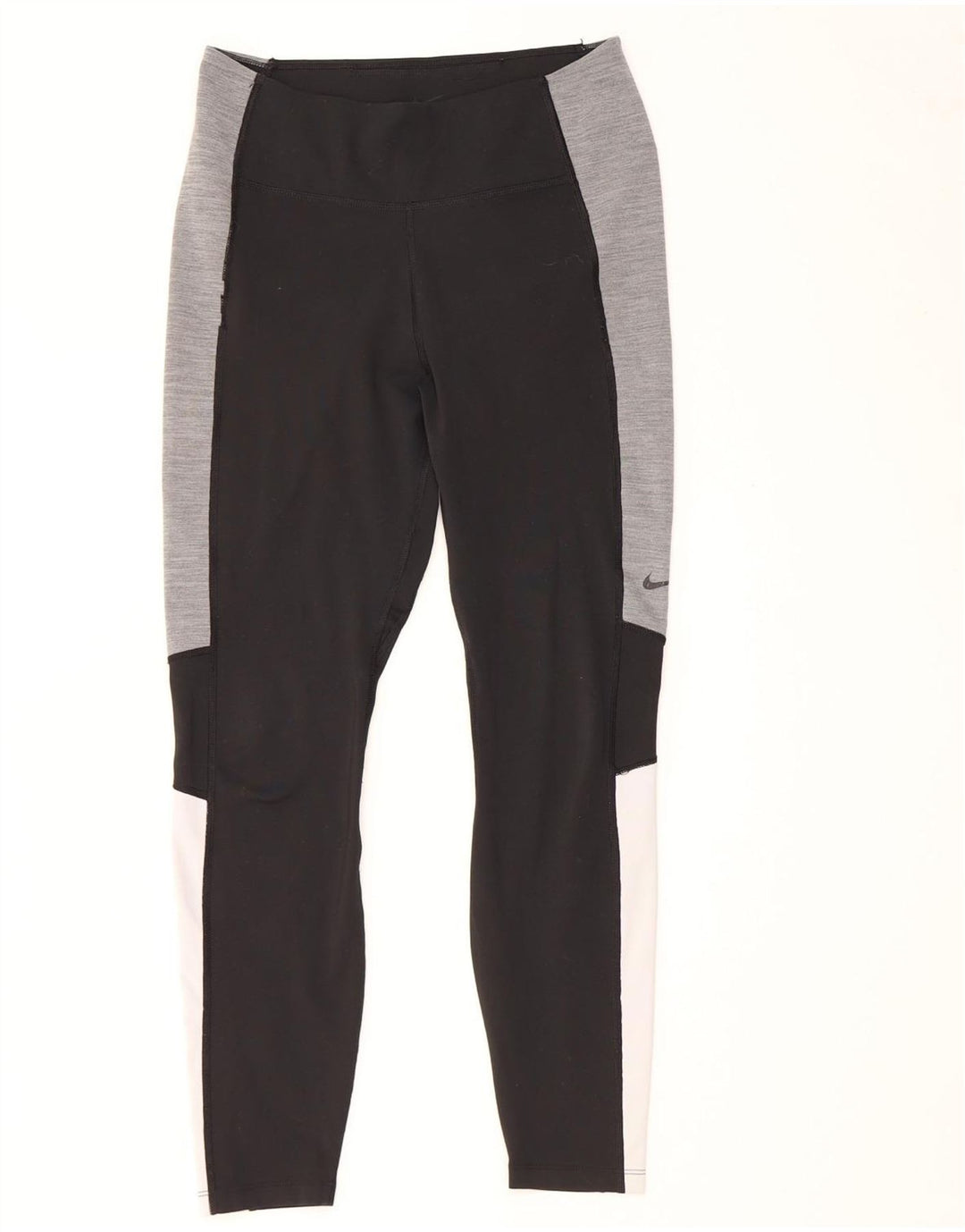Leggings Nike Dri Fit da donna UK 12 Medium Black Colourblock in poliestere
