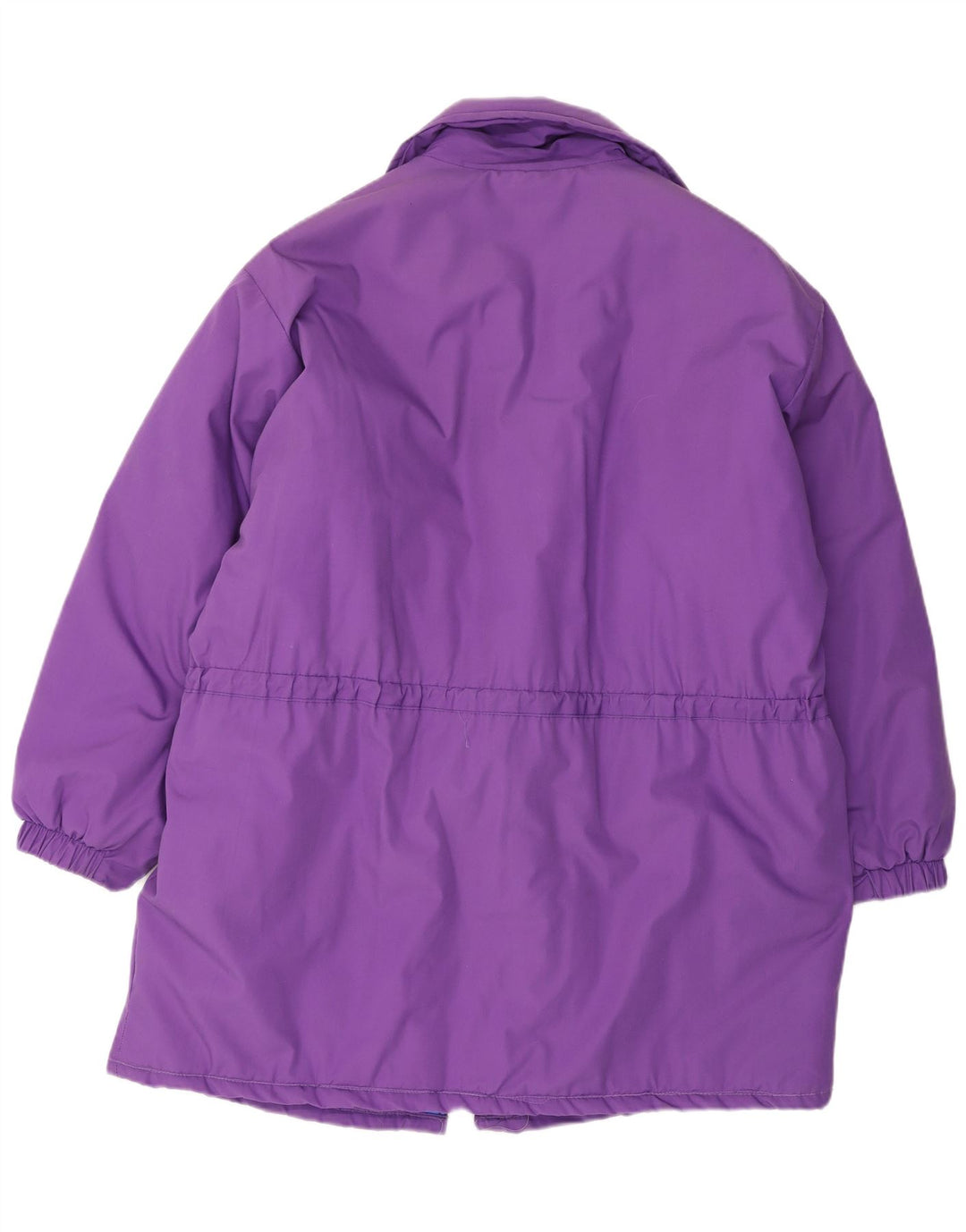Cappotto imbottito da donna vintage UK 18 XL poliestere viola
