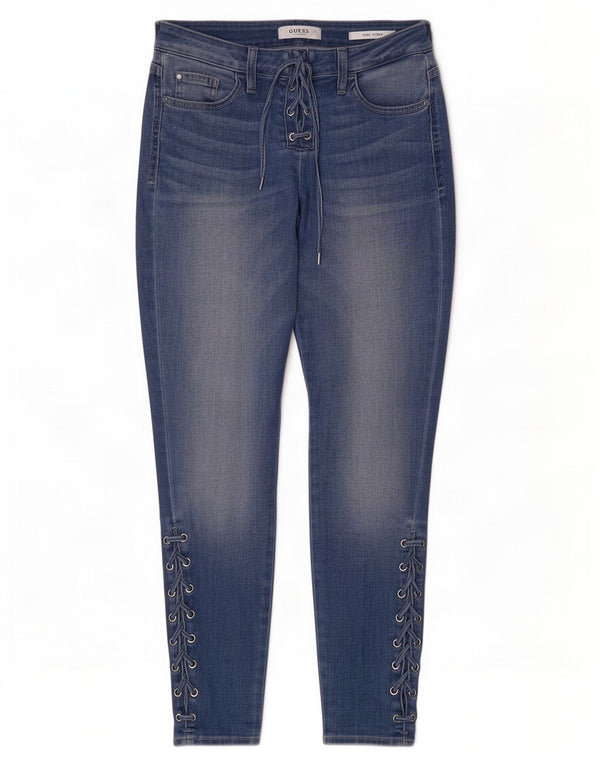 Jeans skinny curva sexy da donna Guess W27 L28 Blu