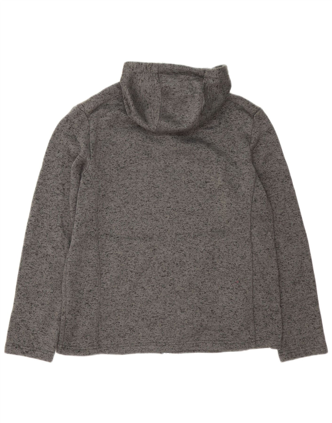 Felpa con cappuccio e zip da uomo Mountain Warehouse XL Poliestere chiazzato grigio