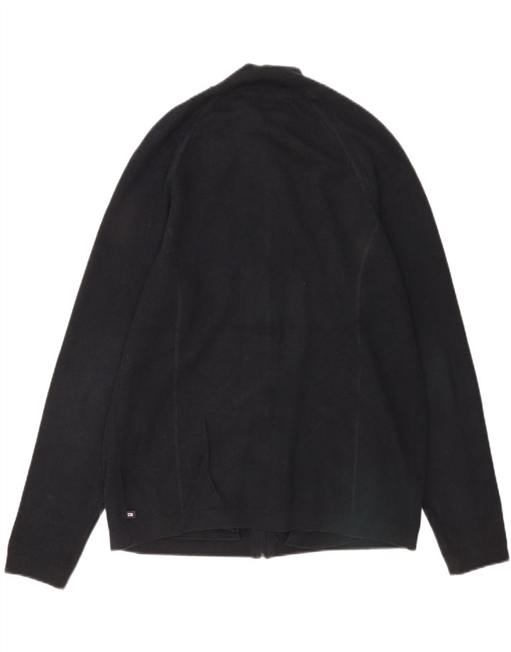 Maglione cardigan da uomo Marks & Spencer Blue Harbour in cotone blu navy medio
