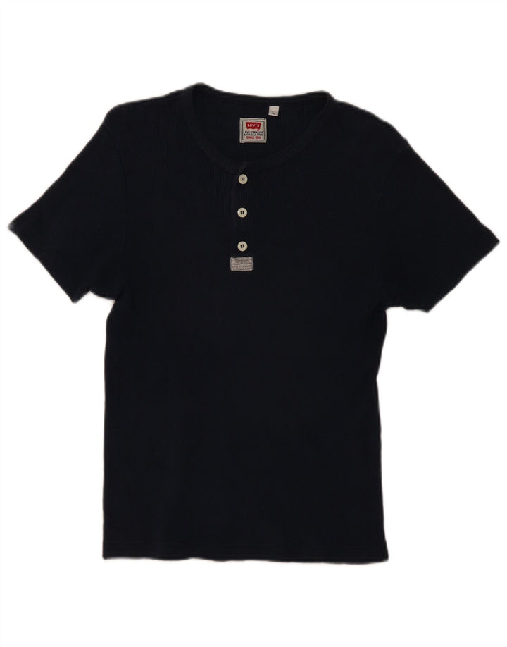 T-shirt da donna Levi's Top UK 14 Large Blu Navy