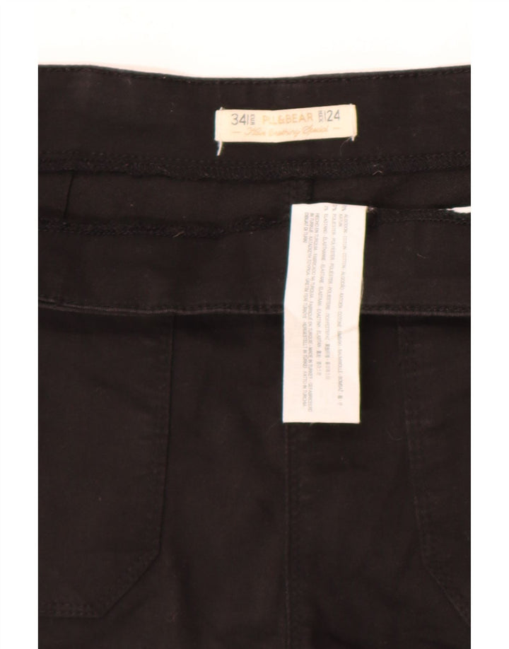 Pantaloni caldi da donna Pull & Bear EU 34 2XS W24 Cotone nero