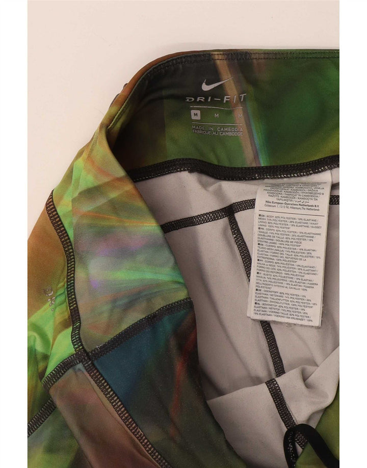 Leggings Nike Dri Fit Capri da donna UK 14 medio multicolore Tie Dye