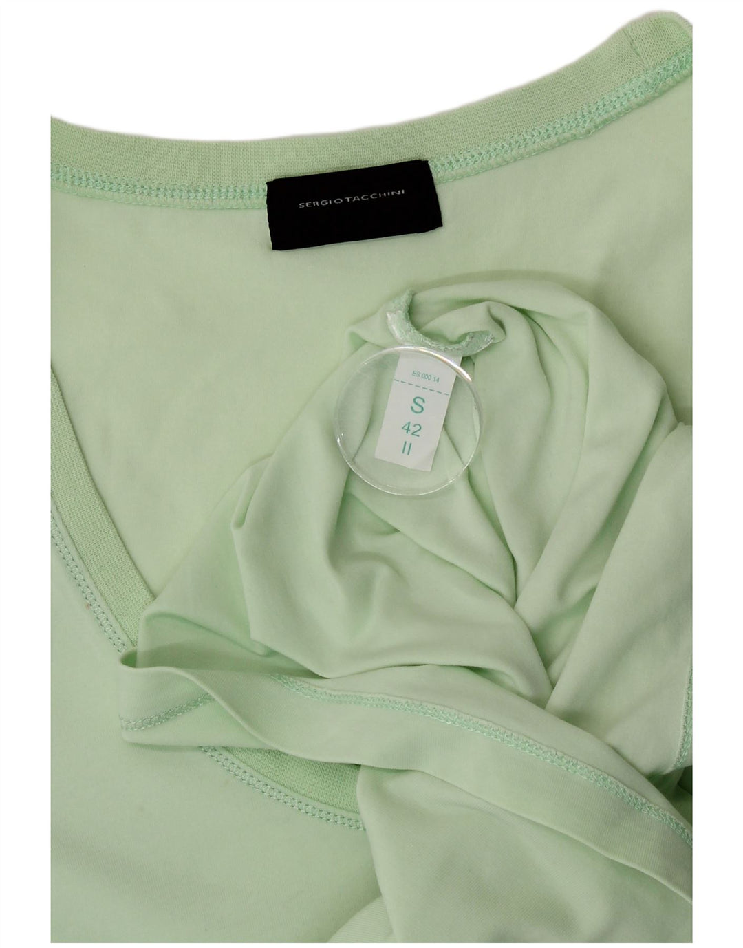 T-shirt grafica da donna Sergio Tacchini Top UK 10 Small Verde