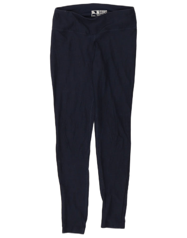 Leggings da donna NEW BALANCE UK 8 Small Poliestere blu navy