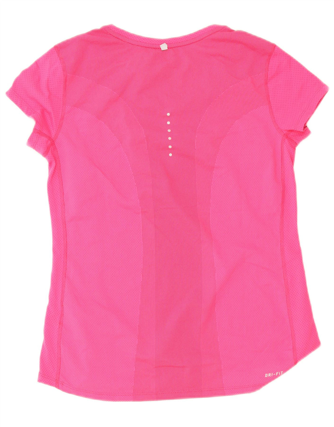 T-shirt da donna Nike Dri Fit Top UK 12 poliestere rosa medio