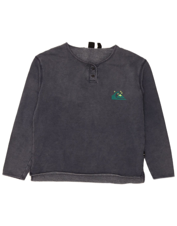 Felpa da donna Quiksilver Jumper UK 14 Medium Navy Blue Cotton