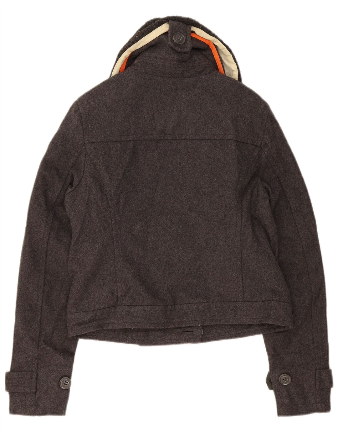 Giubbotto bomber da donna Superdry UK 14 lana grigio medio