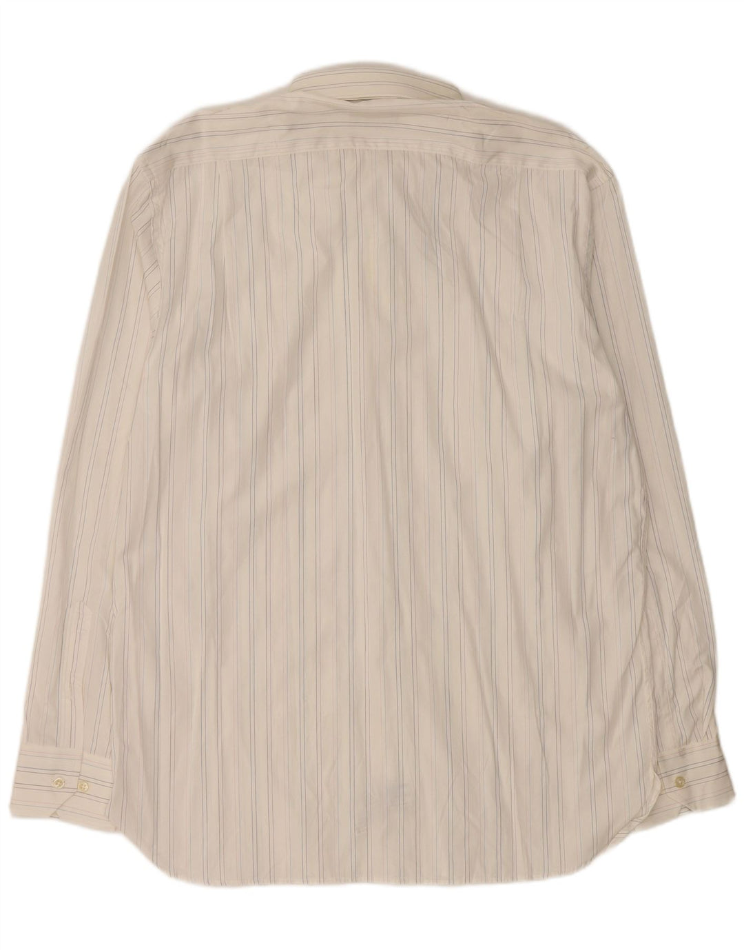 MASSIMO DUTTI Camicia da uomo Taglia 43 Grande cotone a righe bianche