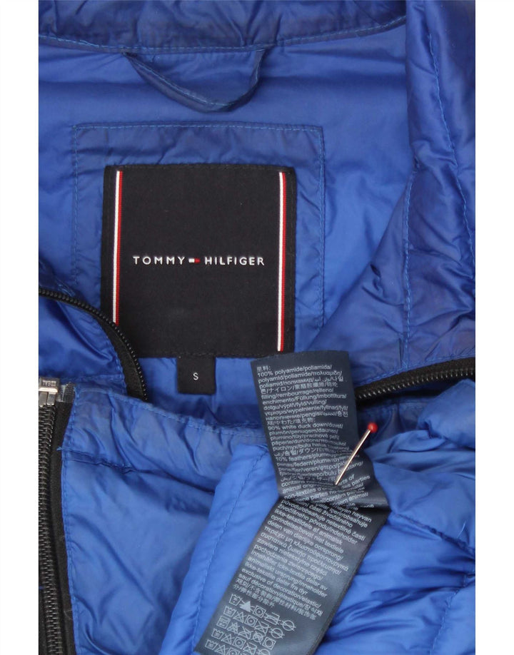 Giacca imbottita da uomo Tommy Hilfiger UK 36 Small Blu Poliammide