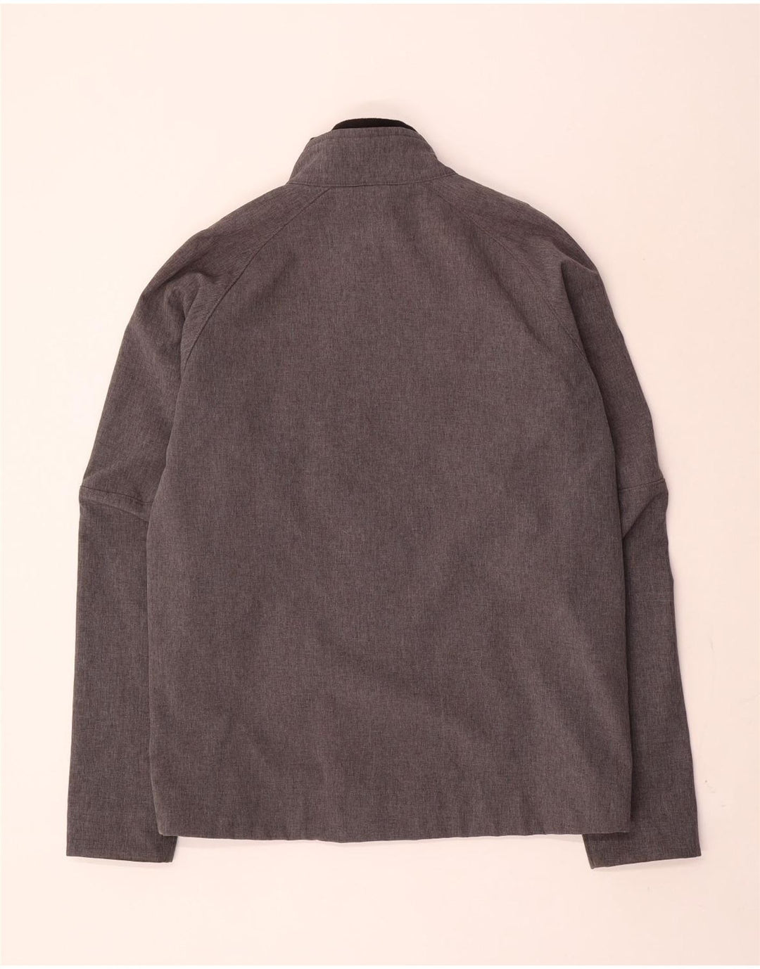 Giacca a vento grafica da uomo Hummel UK 40 grande poliestere grigio