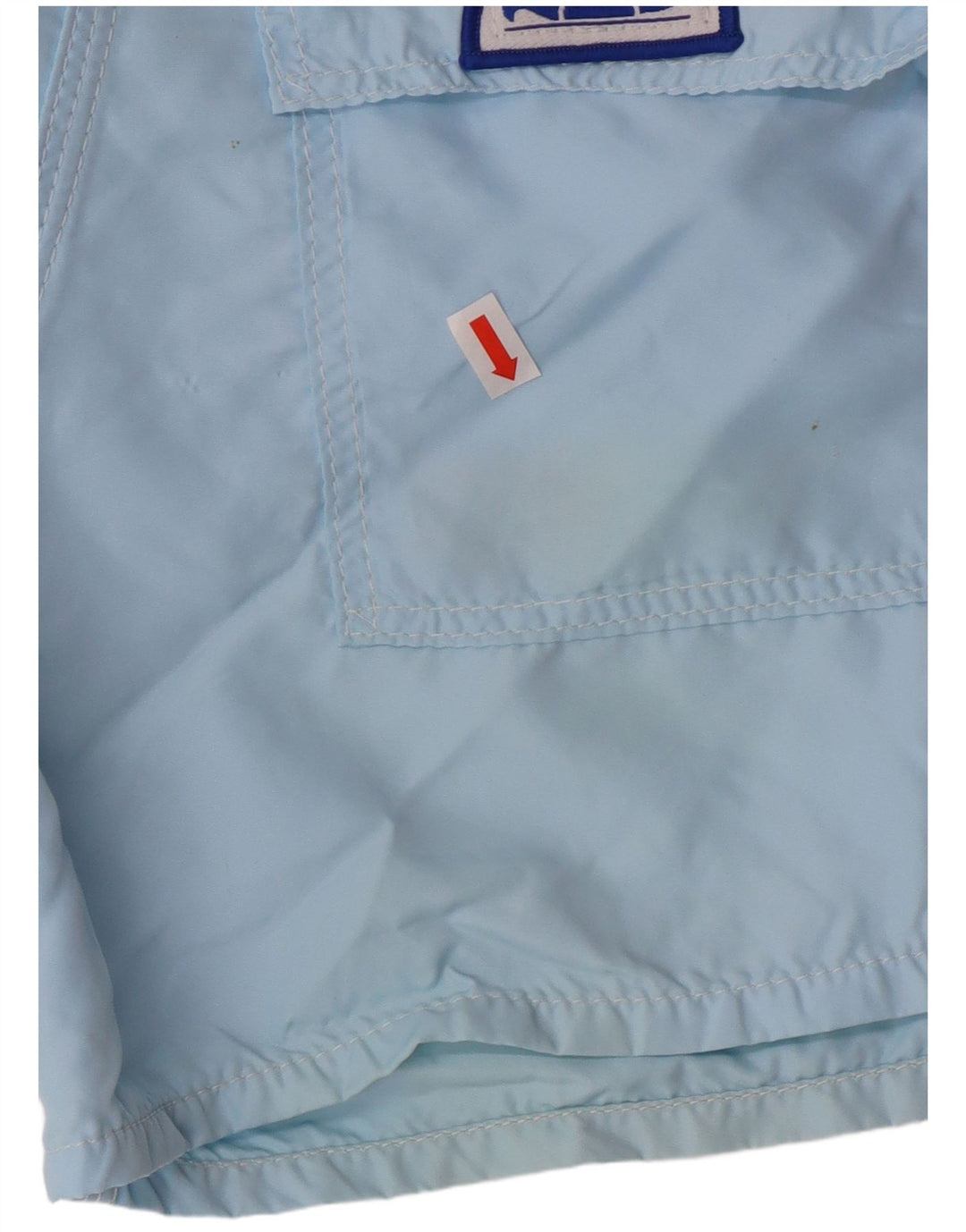 Pantaloncini da bagno da uomo Sundek W31 Nylon da spiaggia a righe blu medio